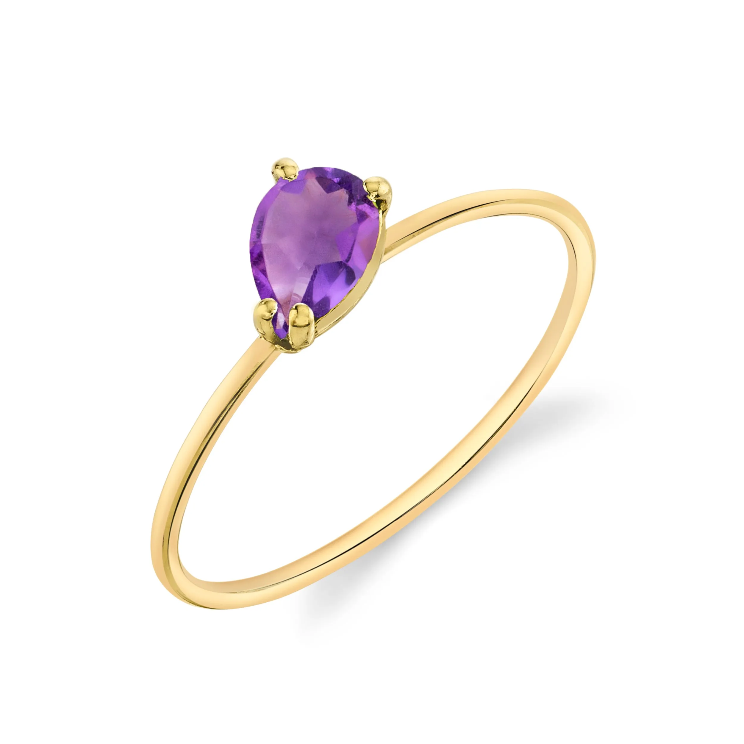 Mini Pear Stacking Ring