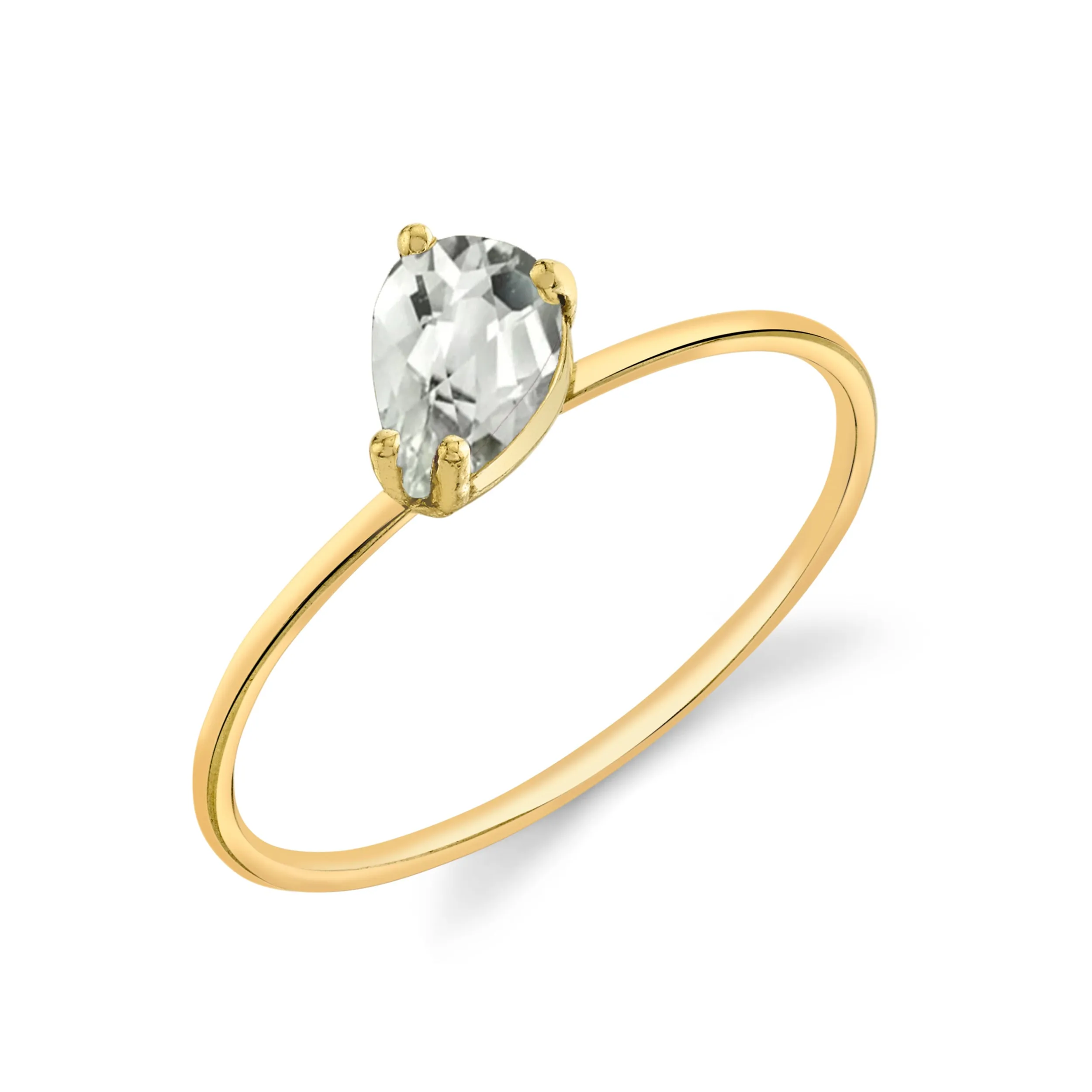 Mini Pear Stacking Ring