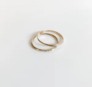 MINI STAMPED STACKING RING