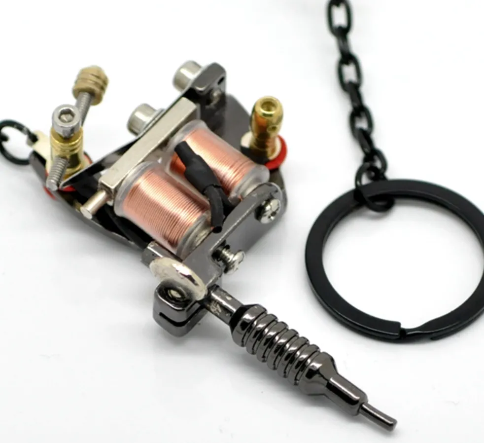 Mini Tattoo Machine Key Chain - Functional model B