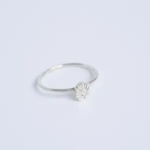 Monstera Stacking Ring in Sterling Silver