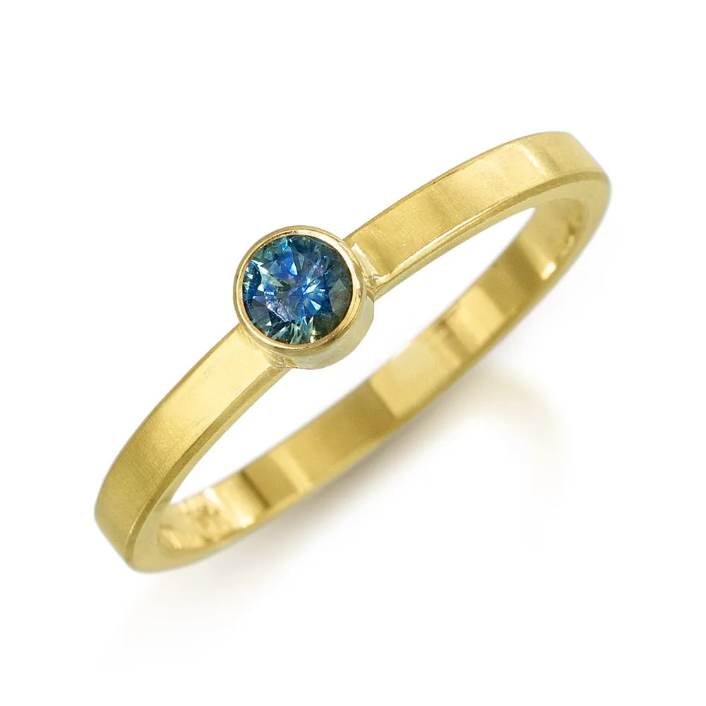 Montana Sapphire stacking rings