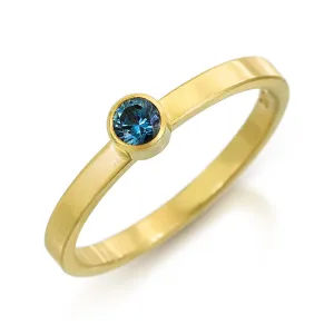 Montana Sapphire stacking rings