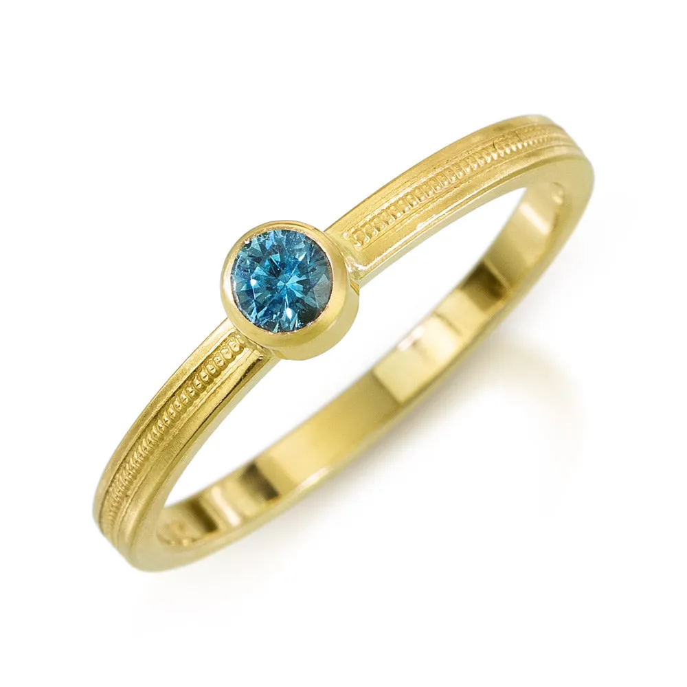 Montana Sapphire stacking rings