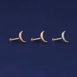 Moon Flatback Piercing