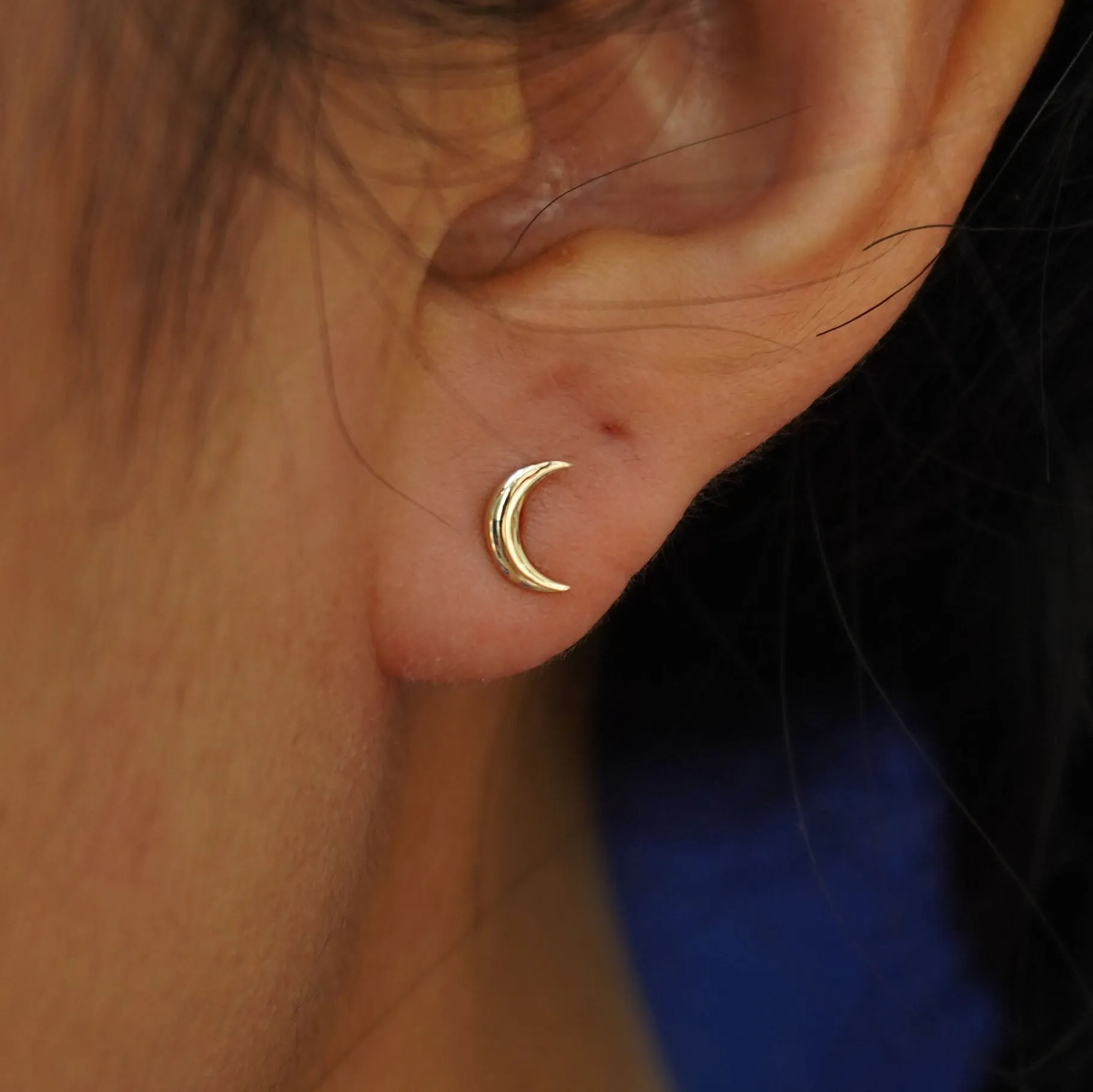 Moon Flatback Piercing