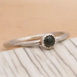 Moss Agate Ring Size 7 3/4