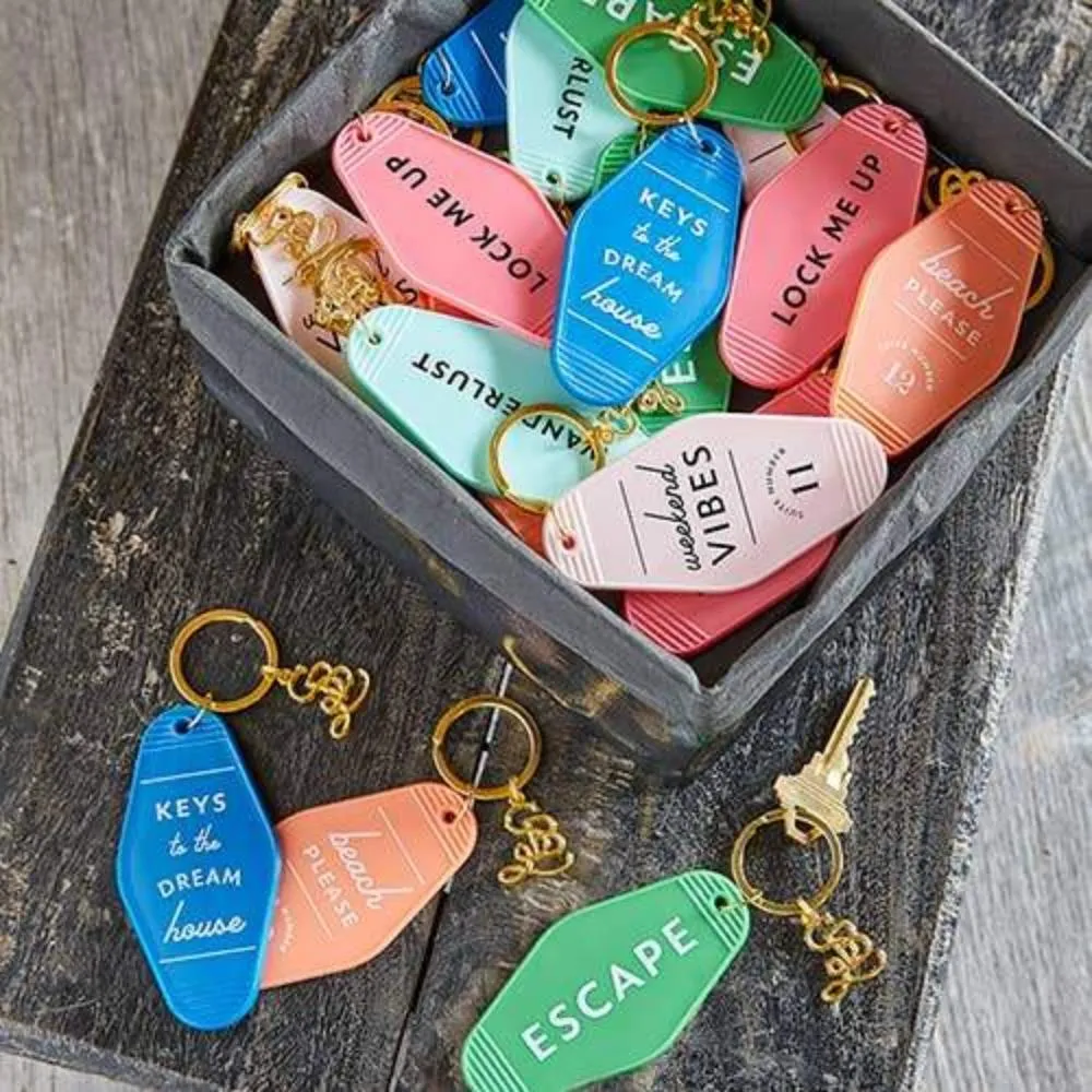 Motel Key Tags