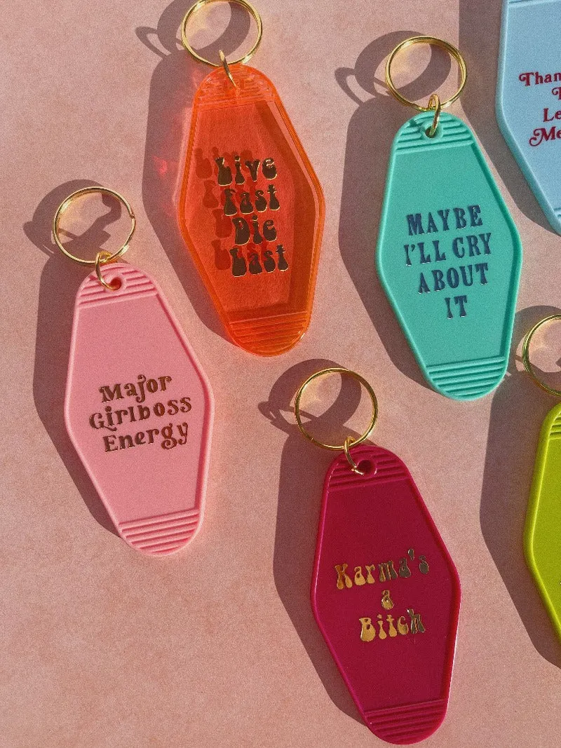 Motel Keychains
