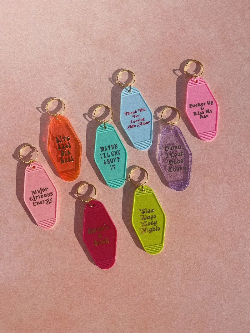Motel Keychains