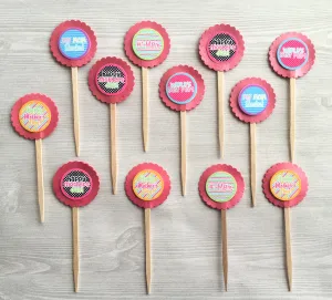 Mother, Mom Cupcake Toppers, Set of 12
