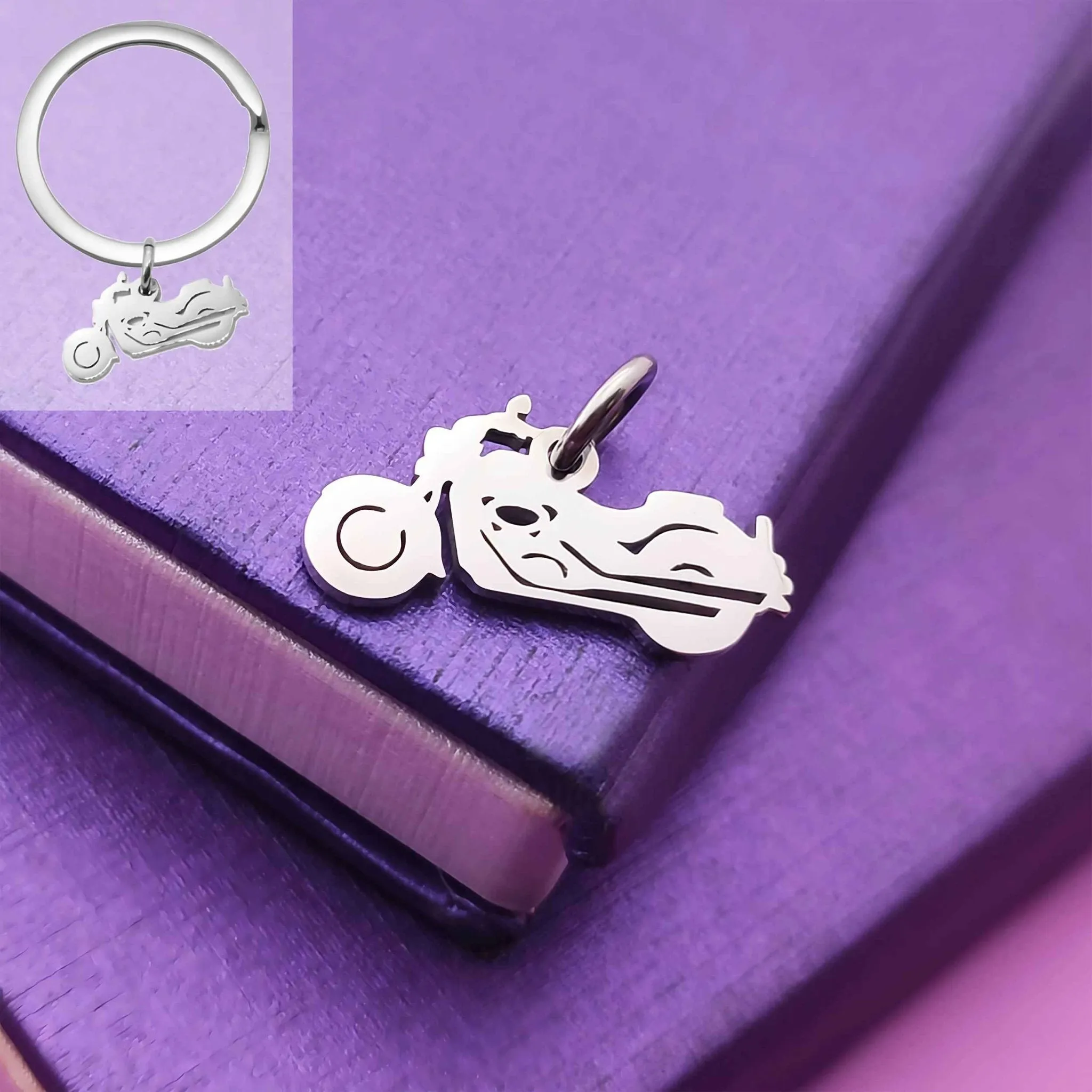 Motorbike Charm for Keyring