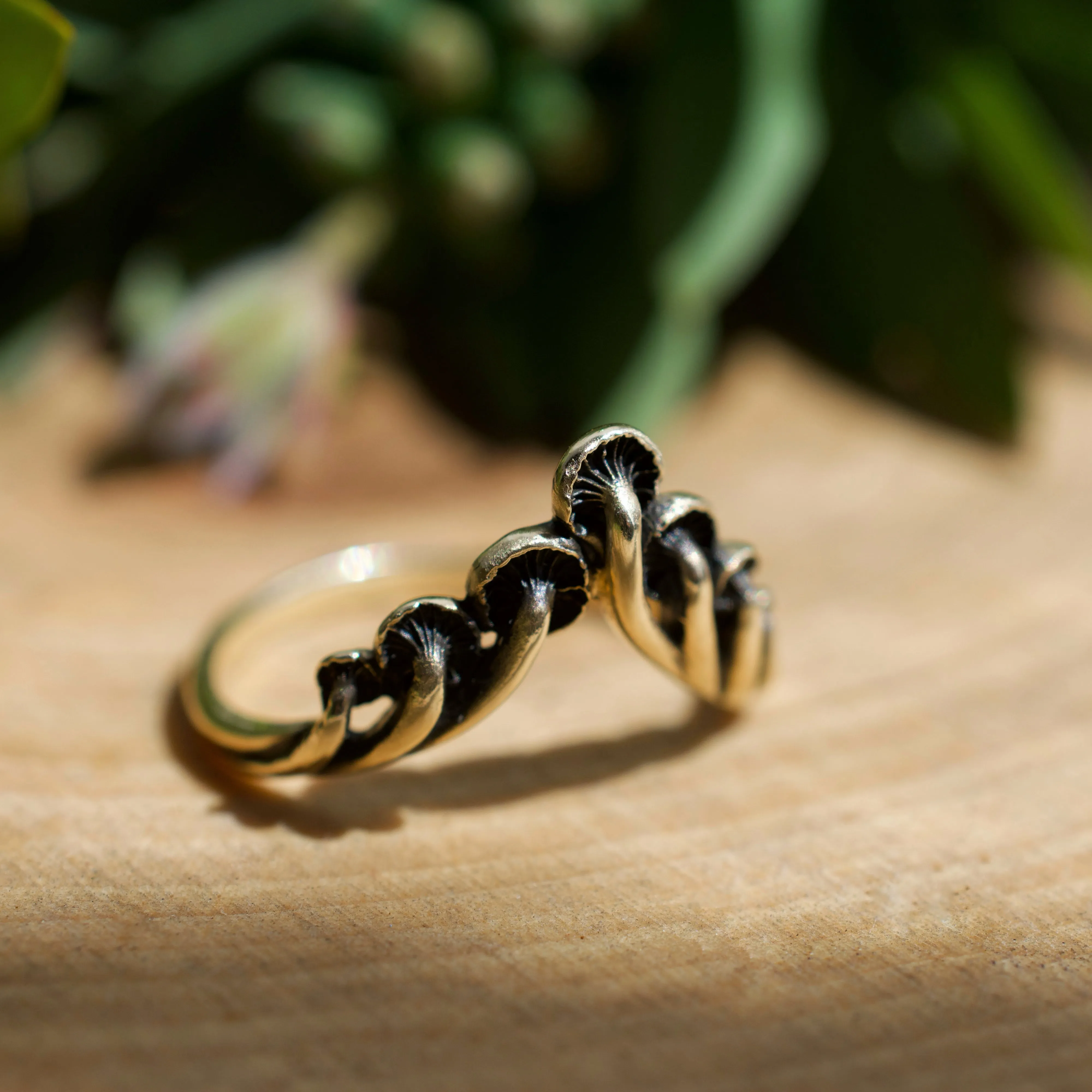 Mushroom Crown Ring