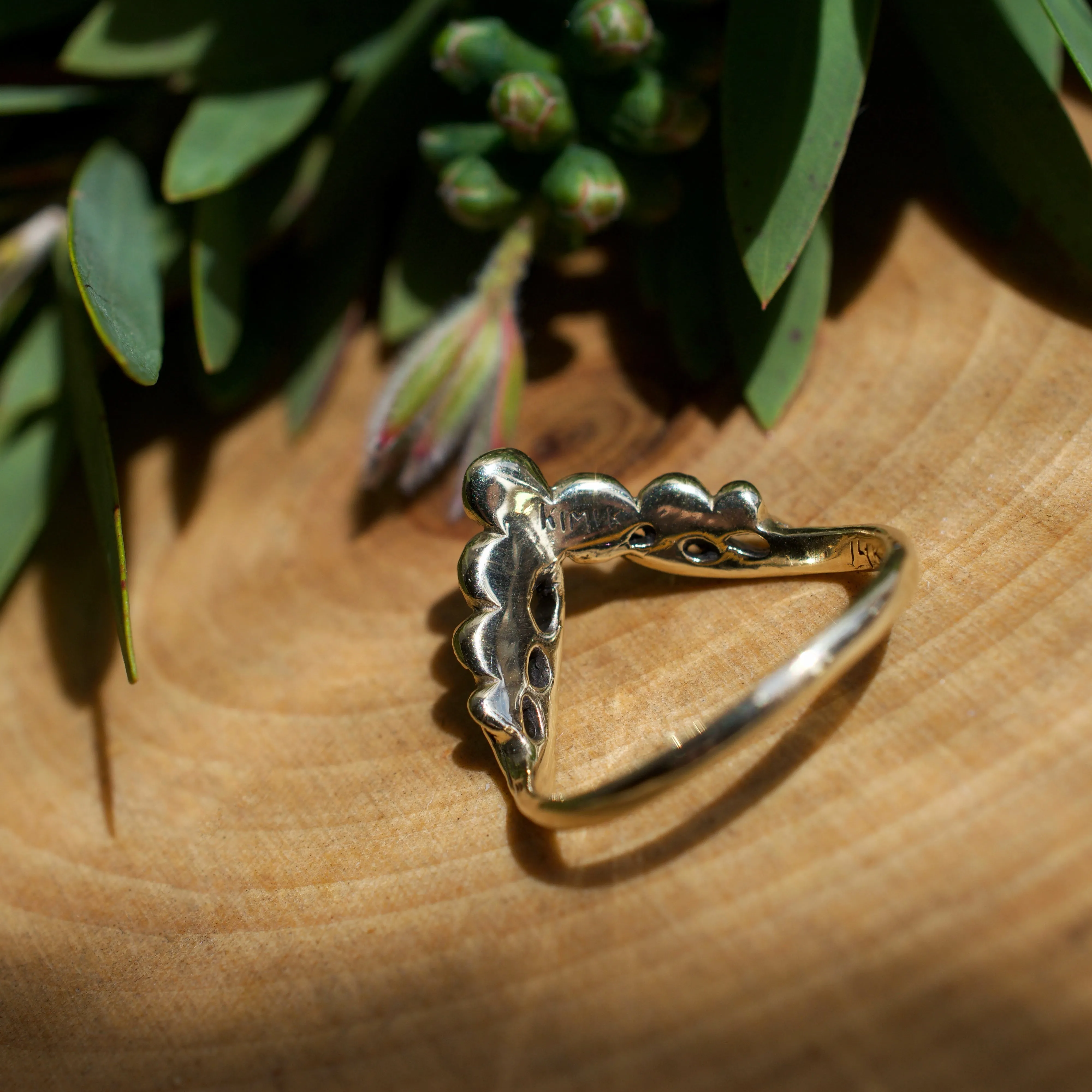 Mushroom Crown Ring