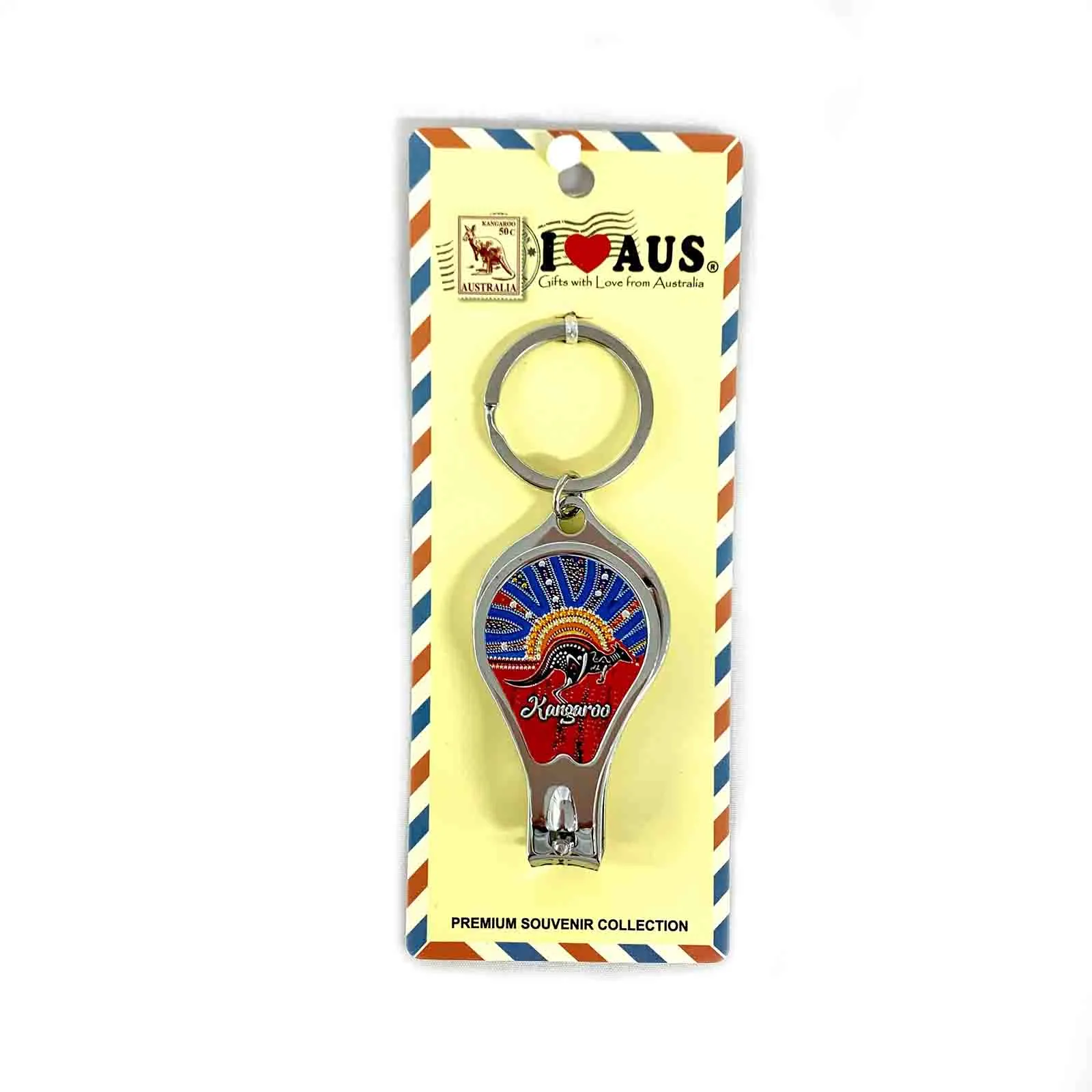 Nail Clipper Aboriginal Kangaroo Sun