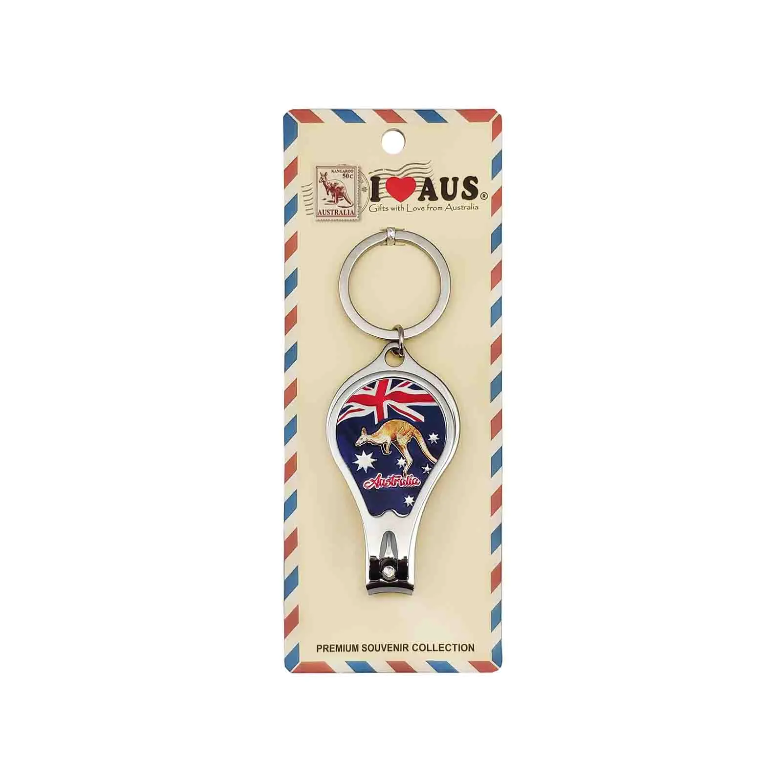 Nail Clipper Kangaroo Australian Flag