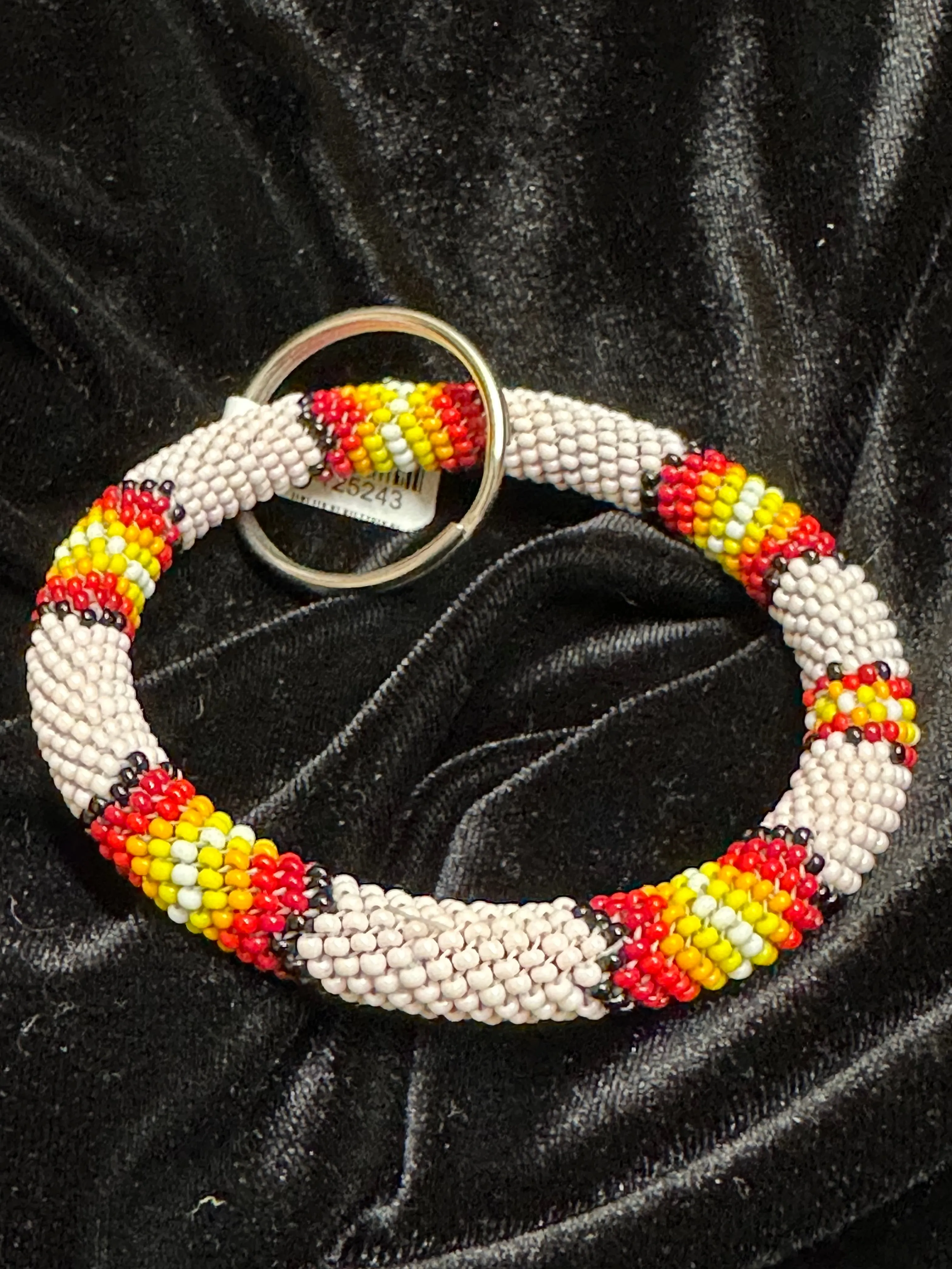 Native Beaded Ring Keychains