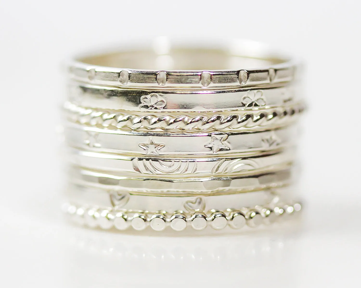 Naturalist Stacking Rings