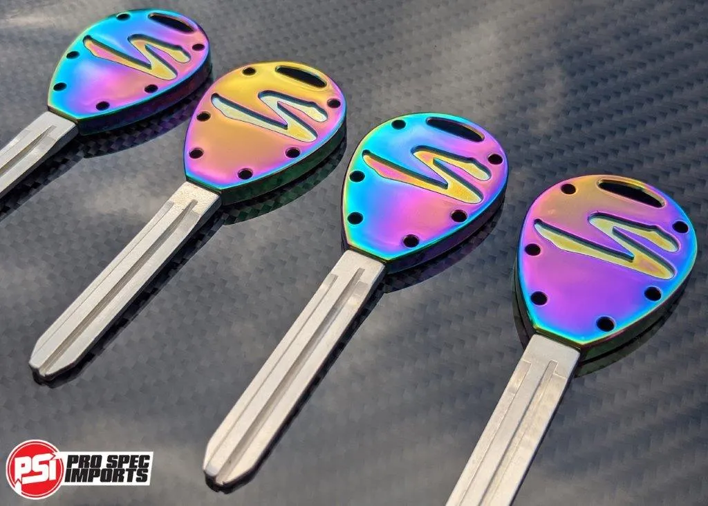Neo Chrome - Titanium Mk4 Supra Key