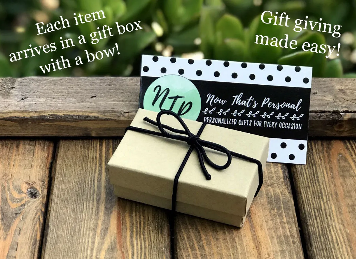 New Grandma Key chain - double sided - "When a baby is born so is a grandma"