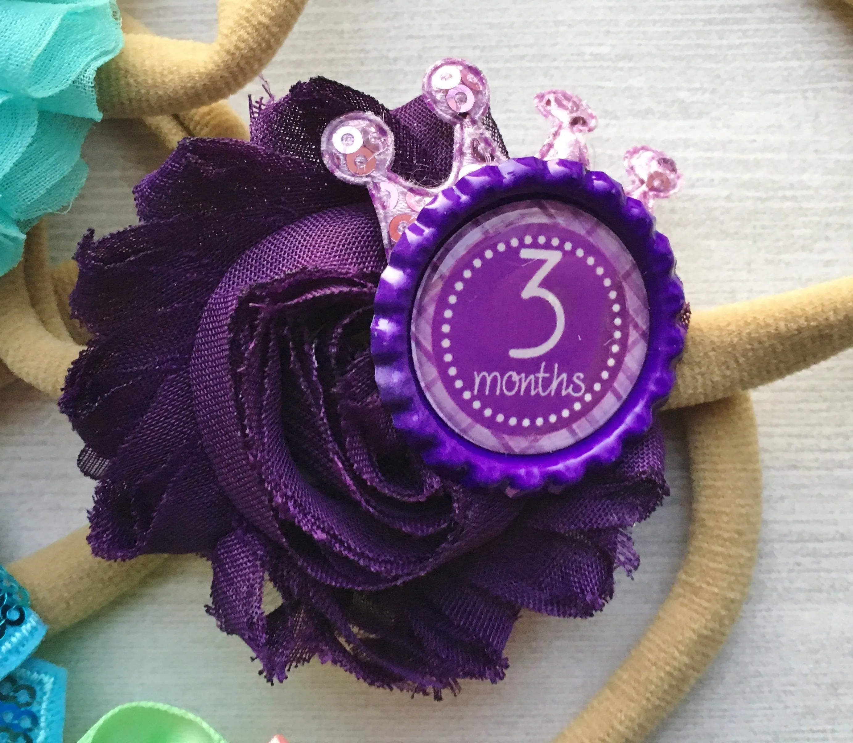 Newborn/Infant Nylon Headbands, Set of 6