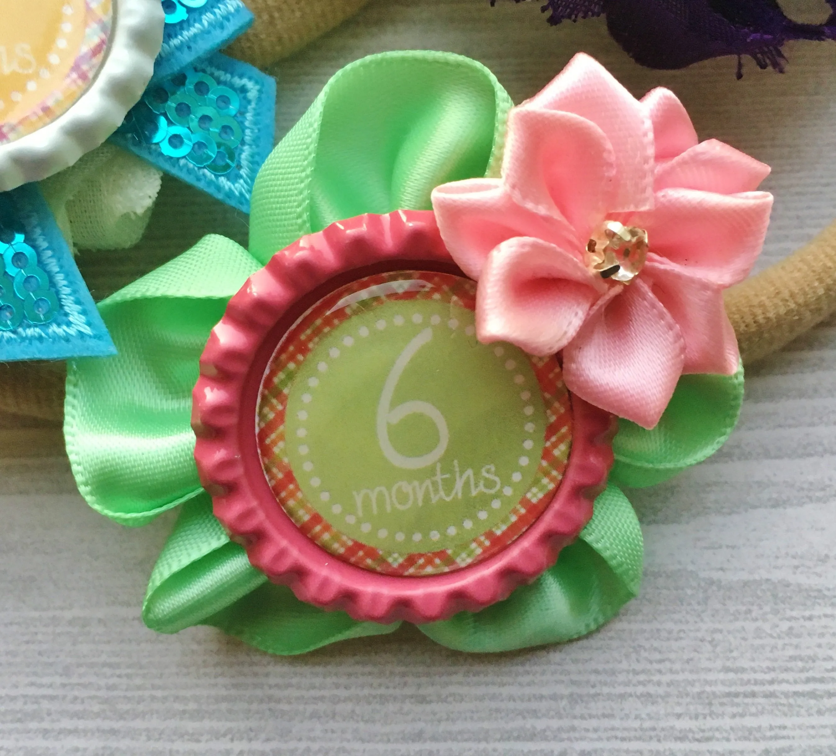 Newborn/Infant Nylon Headbands, Set of 6