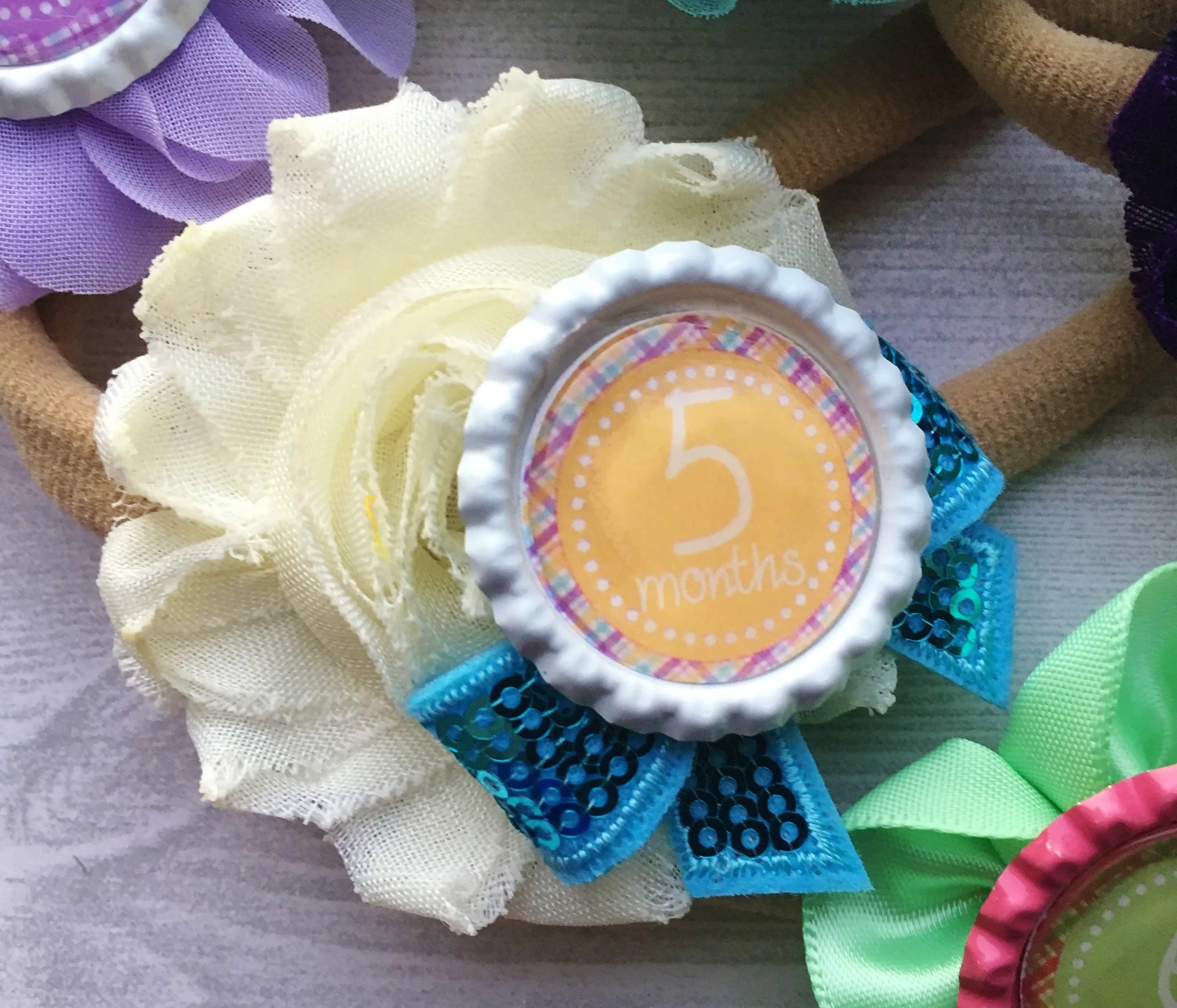 Newborn/Infant Nylon Headbands, Set of 6