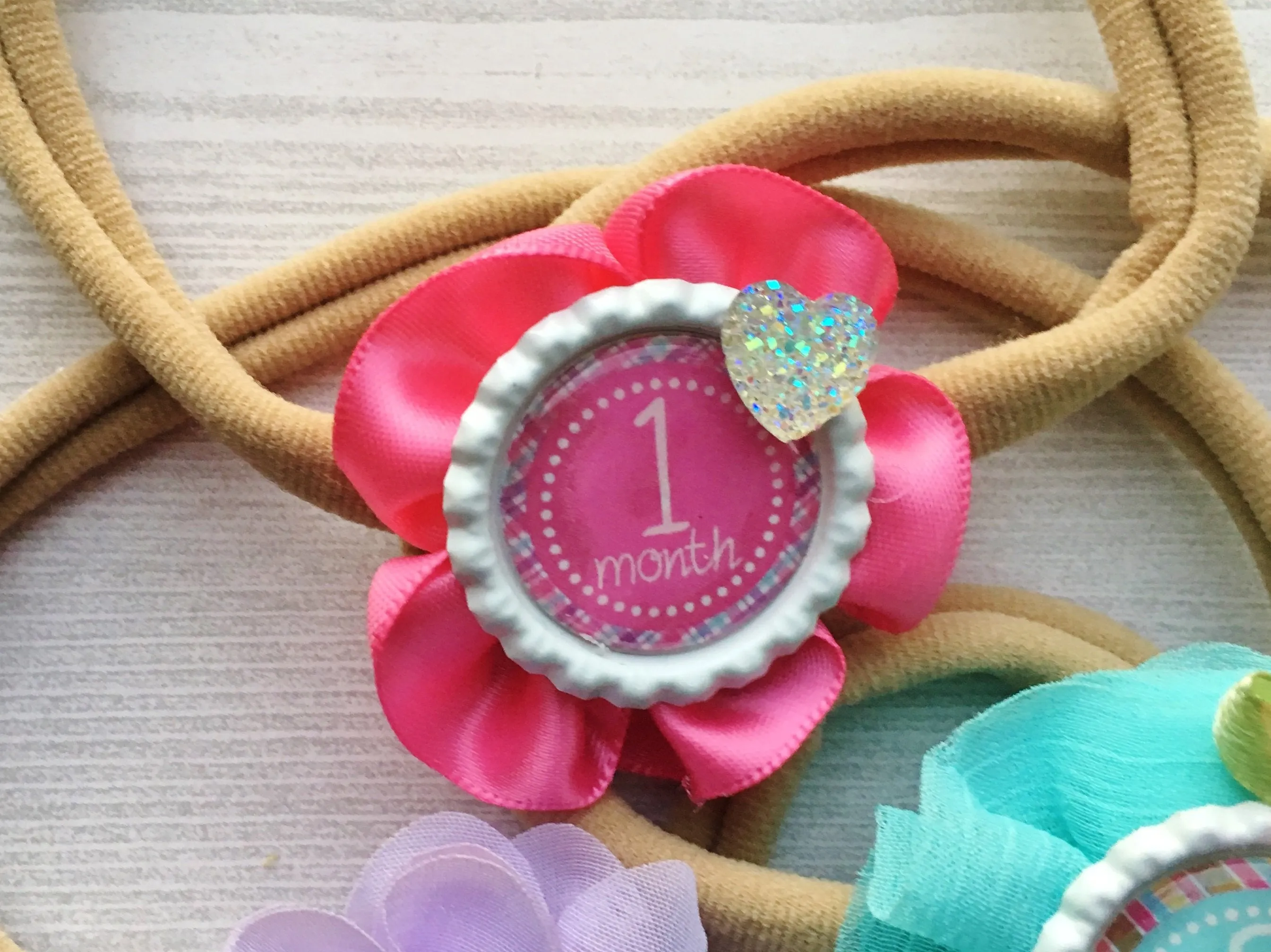 Newborn/Infant Nylon Headbands, Set of 6