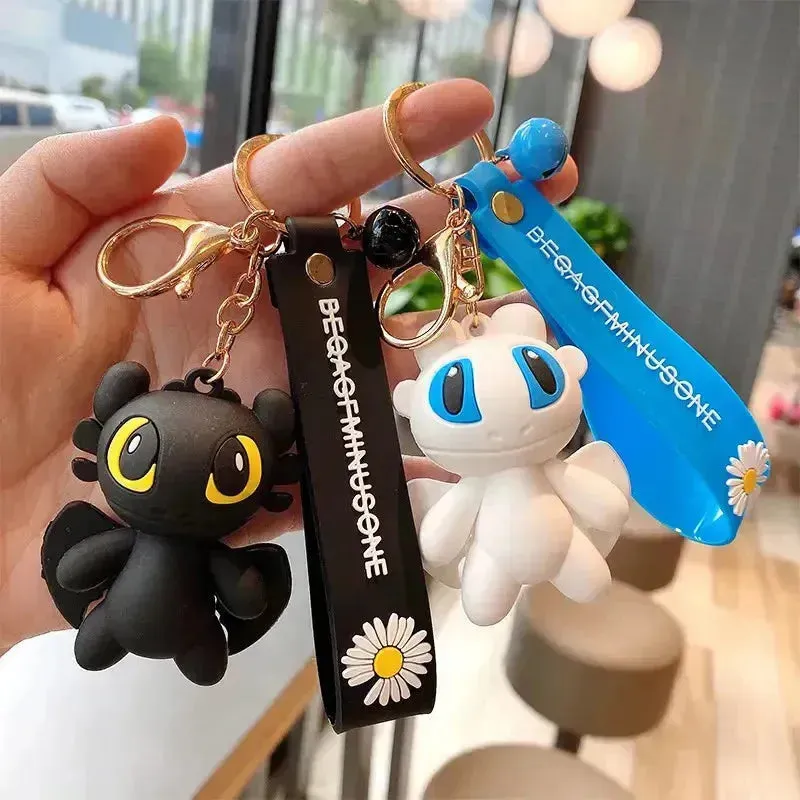 Night Fury Toothless Dragon 3D Keychain