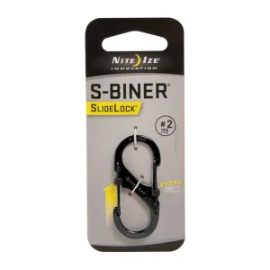 Nite-Ize S-Biner SlideLock #2 Steel Black
