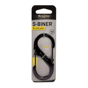 Nite-Ize S-Biner SlideLock #4 Steel Black