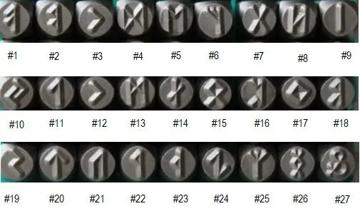 Nugget Stacking Rings Runes - Mixed Metals Choose Your Band & Symbol
