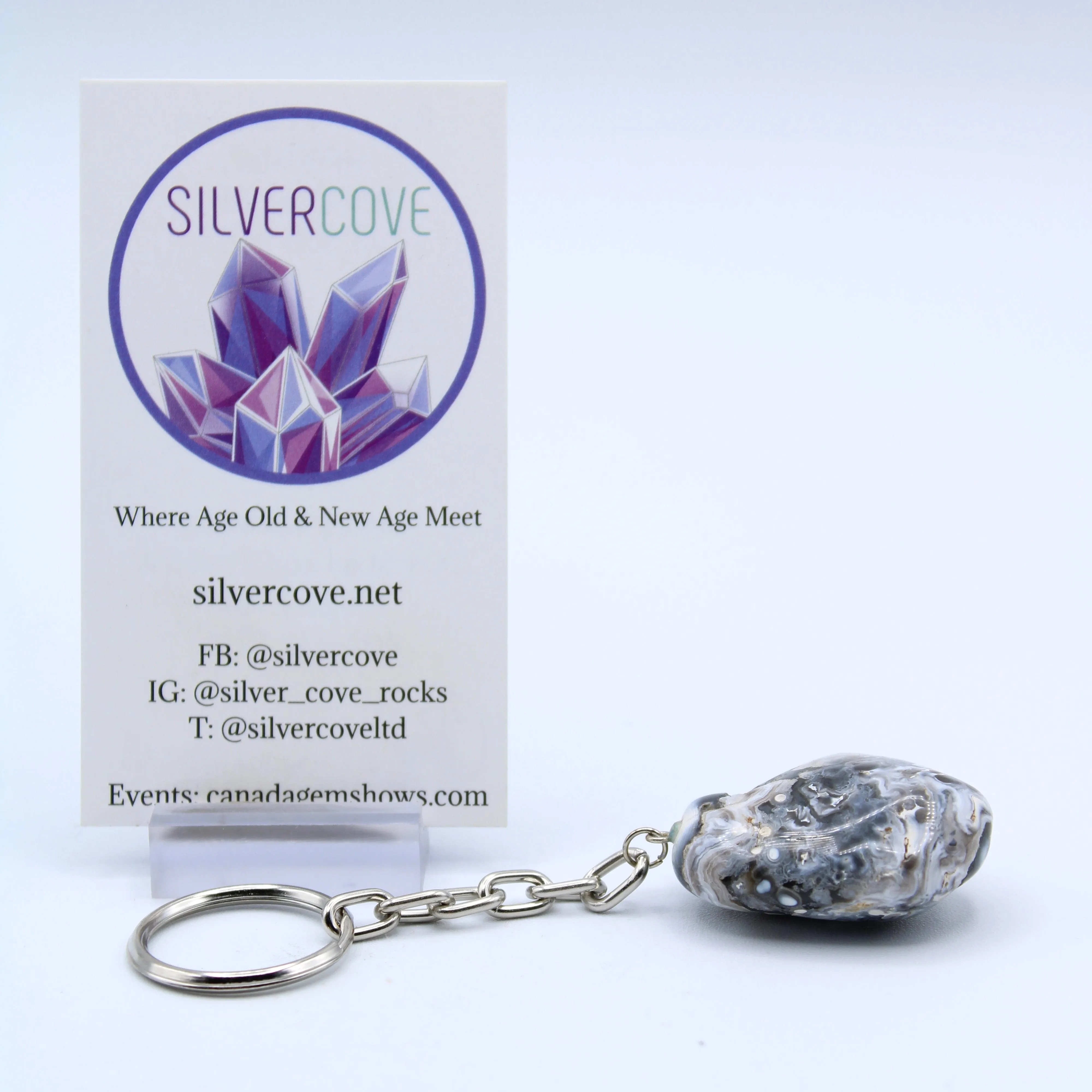 Occo Geode Keychains