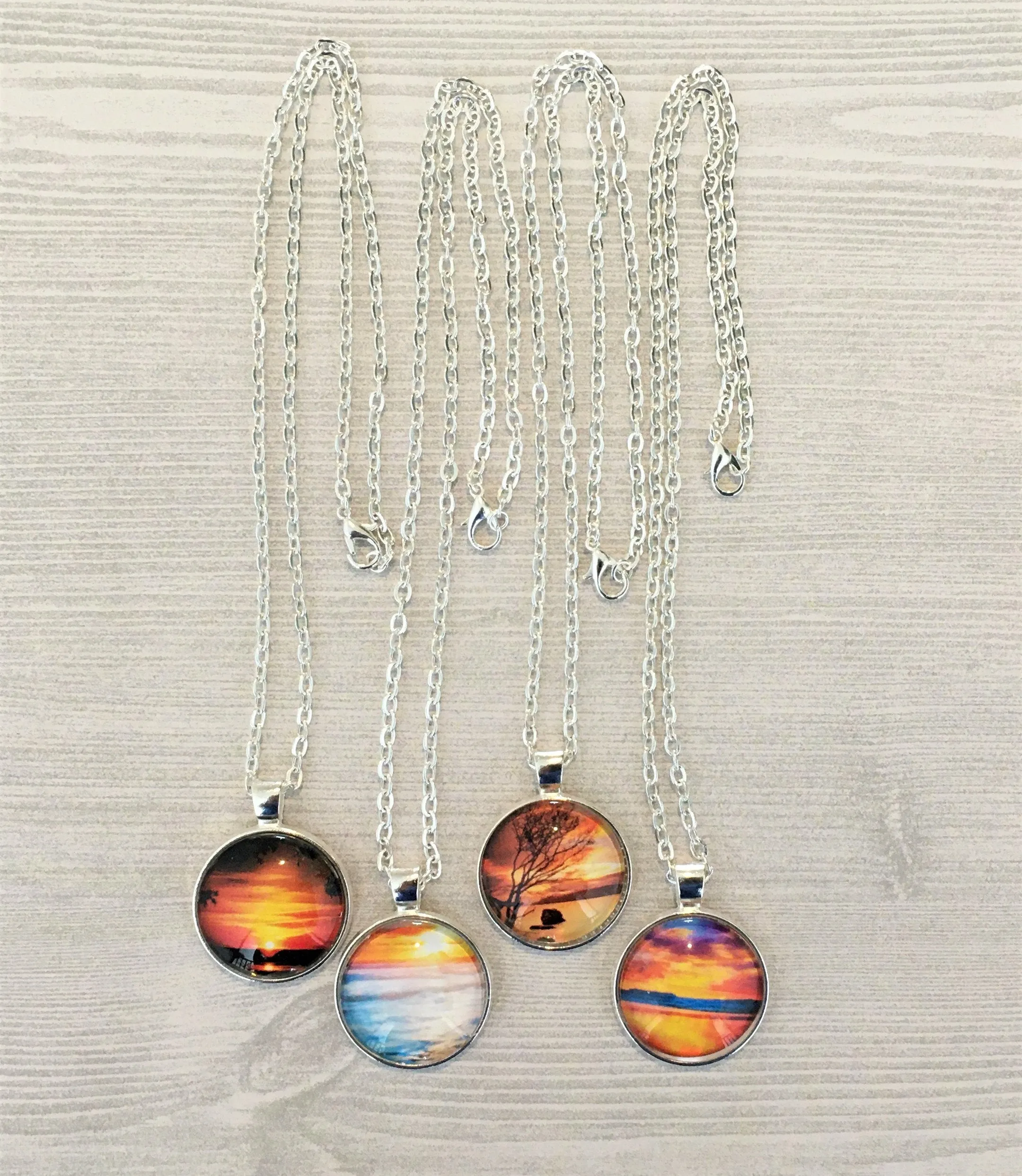 Ocean and Sunset Necklaces