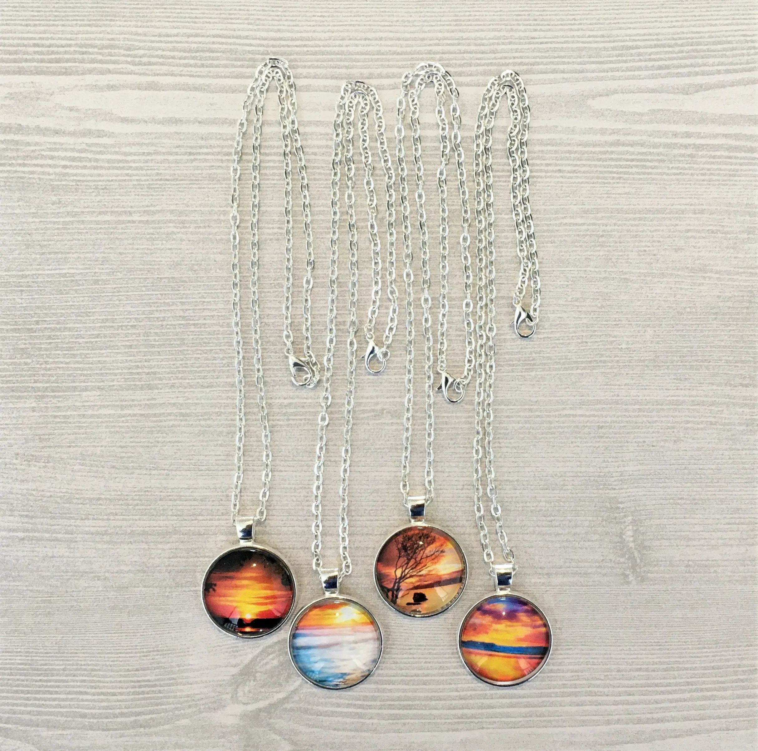 Ocean and Sunset Necklaces