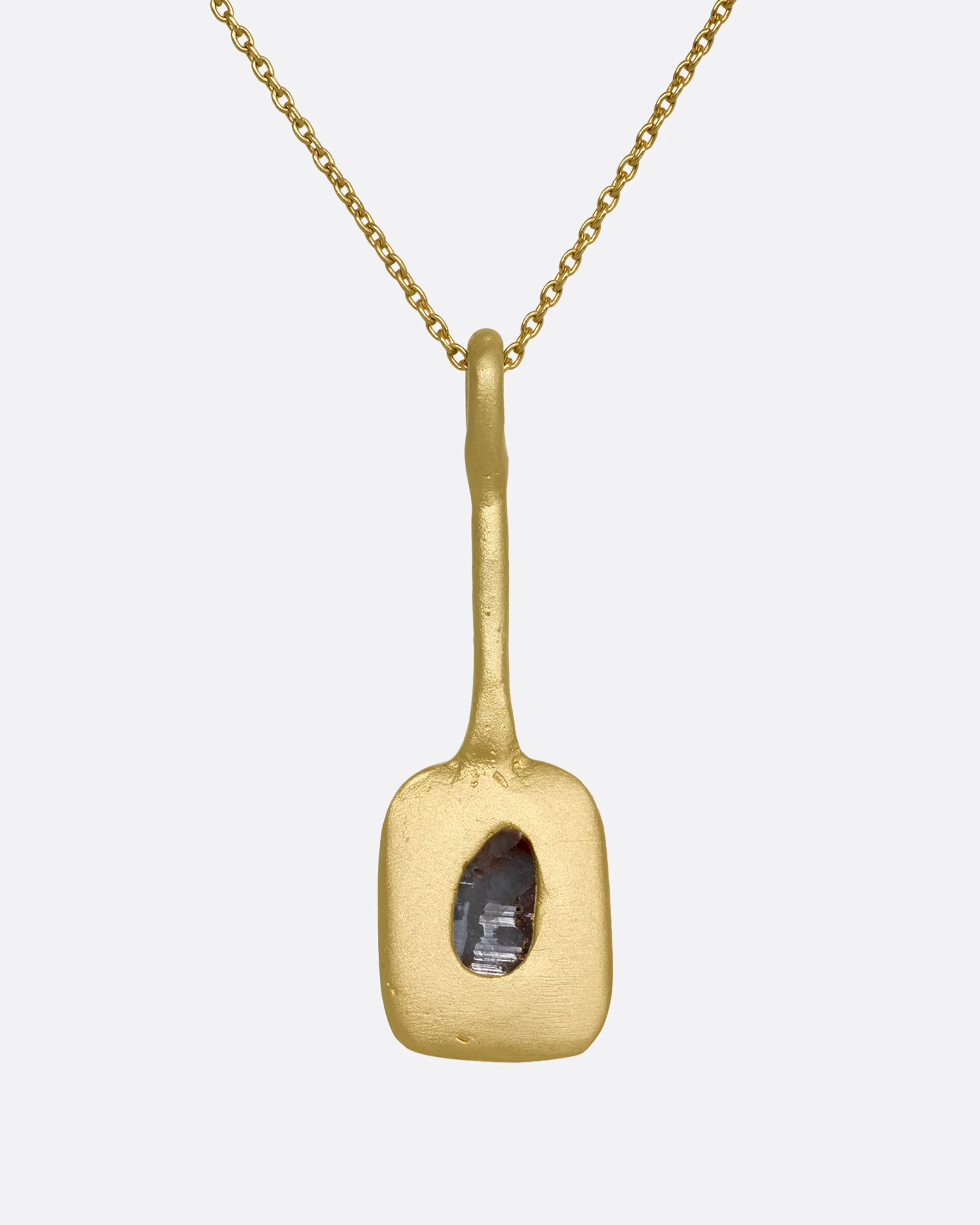 Ochre Diamond Pendant Necklace