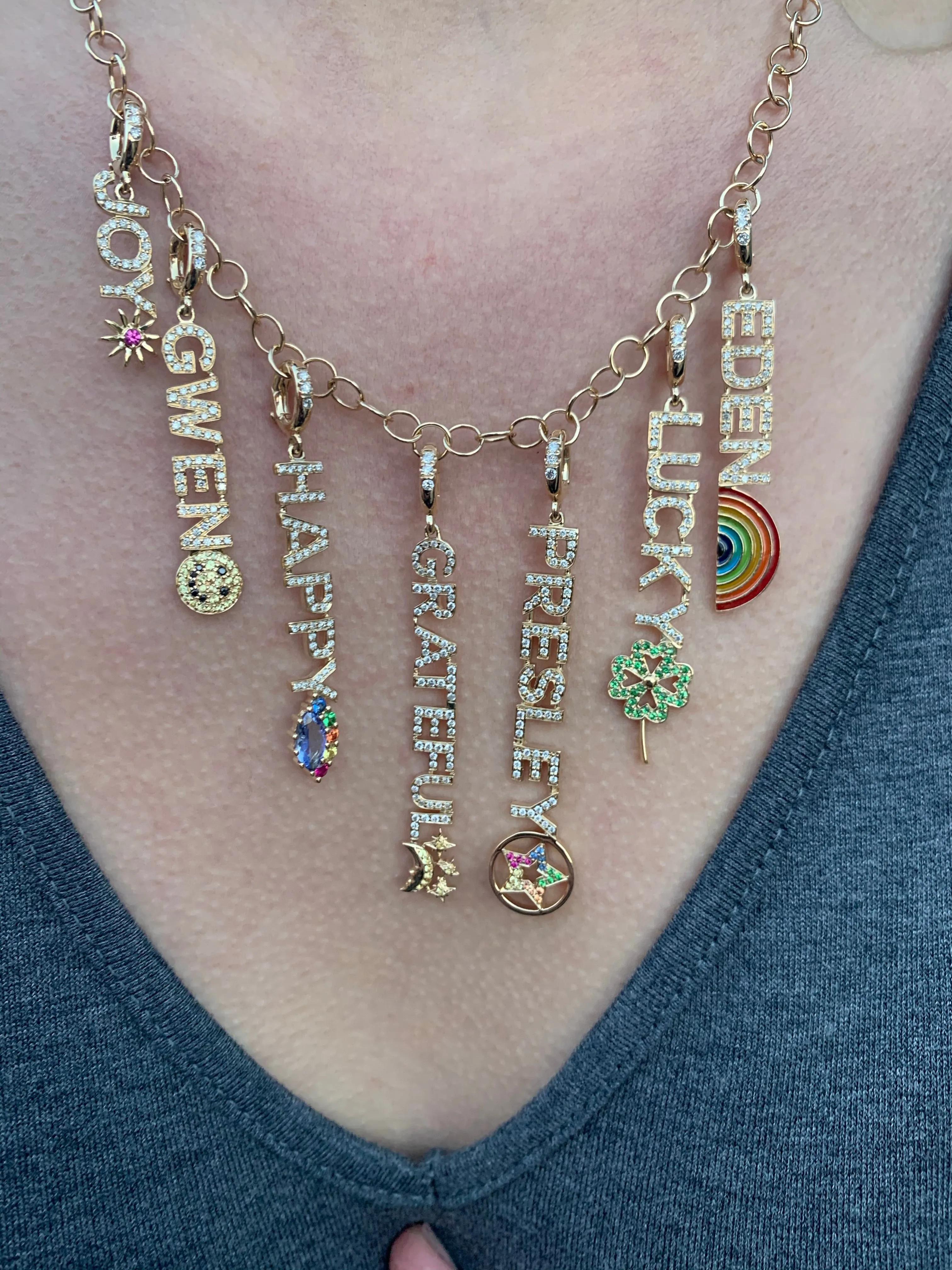 One Word Mantra Pendants