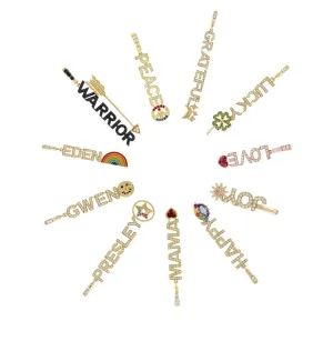 One Word Mantra Pendants