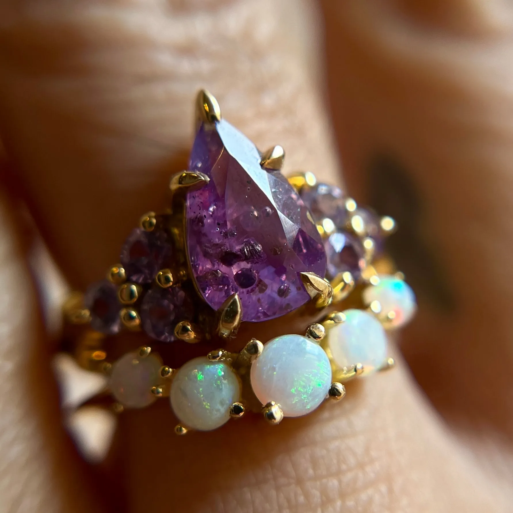 Opal Crown Nico Stacker