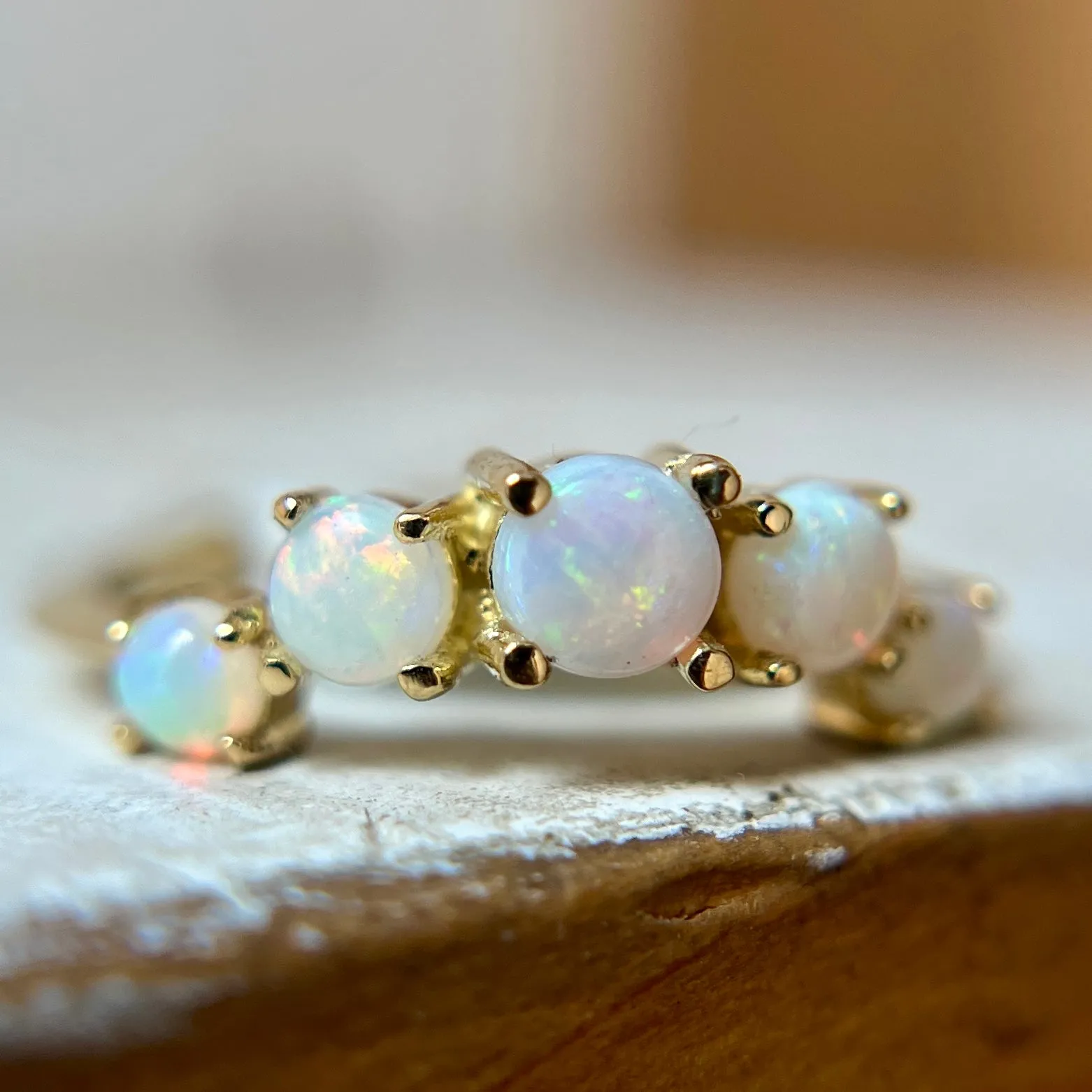 Opal Crown Nico Stacker