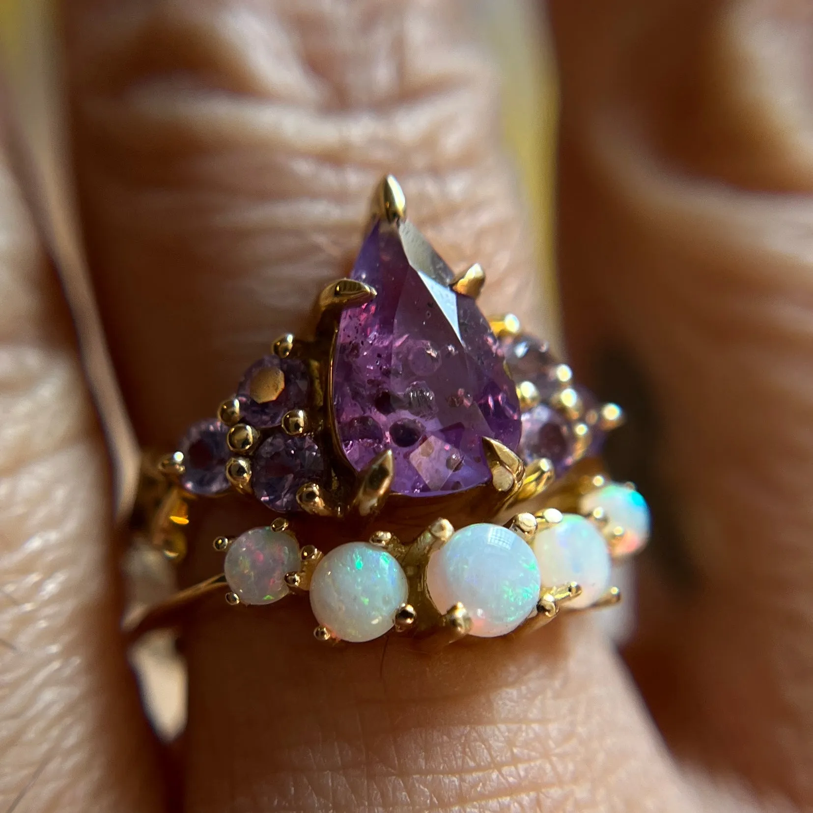 Opal Crown Nico Stacker