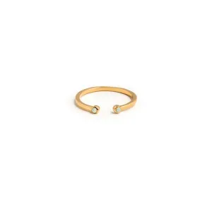 Opal Lyra Open Ring