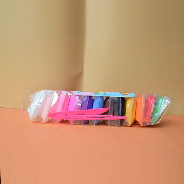 (Pack of 12 Pcs) Gift for Kids DIY Ultra Light Modelling Mind Sharpening and Bouncing Clay with Tools for Kids and Art & Craft