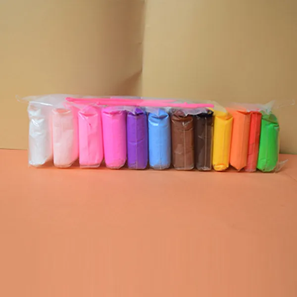 (Pack of 12 Pcs) Gift for Kids DIY Ultra Light Modelling Mind Sharpening and Bouncing Clay with Tools for Kids and Art & Craft
