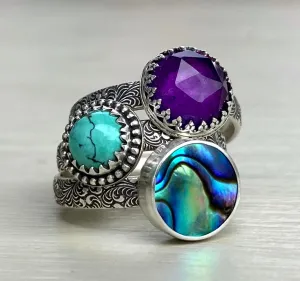 Paisley Stacker Ring