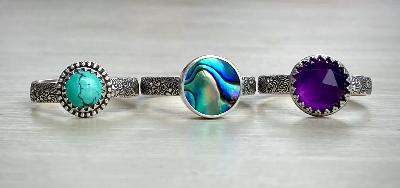 Paisley Stacker Ring