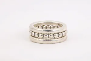 Pandora 925 Silver Stackable Rings Size 7.5 (11.38g.)