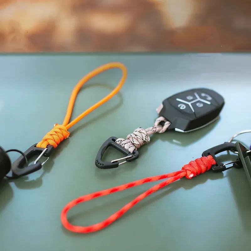 Paracord Lanyard Set 3pcs – High-Strength Quick Hang Hooks for Camping, Keychains, and Backpacks