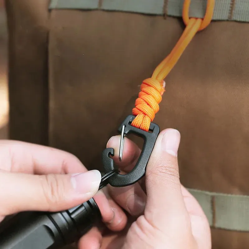 Paracord Lanyard Set 3pcs – High-Strength Quick Hang Hooks for Camping, Keychains, and Backpacks