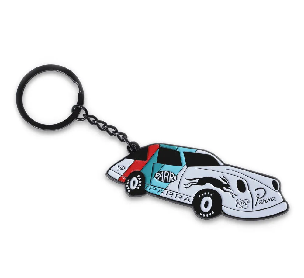PARRA RACING TEAM METAL KEYCHAIN